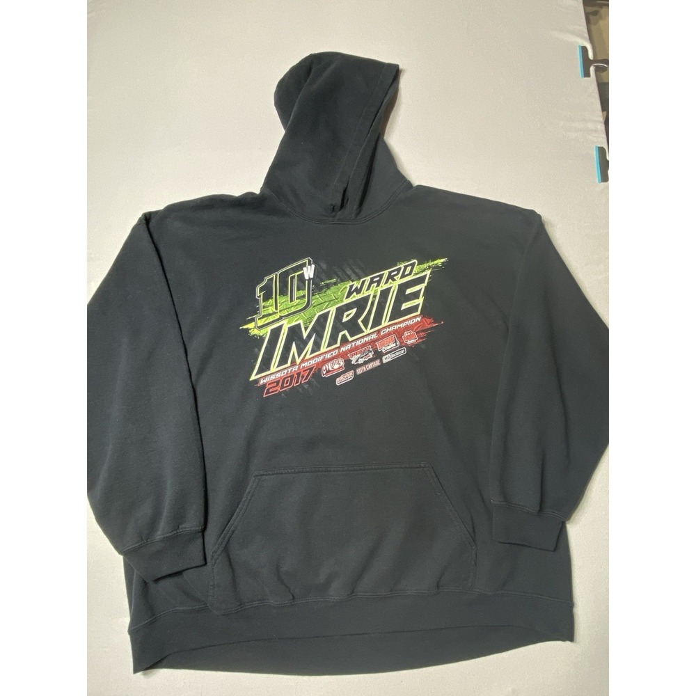 Ward Imrie 10W Hoodie 3XL 2017 WISSOTA Modified Champion Dirt Track Racing